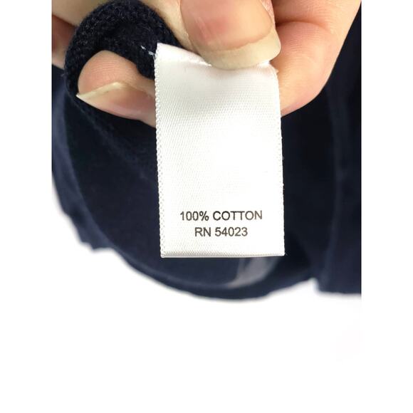 Banana Republic Men's Navy Blue Pullover Knit V Sweater sz. XL - Picture 5 of 5